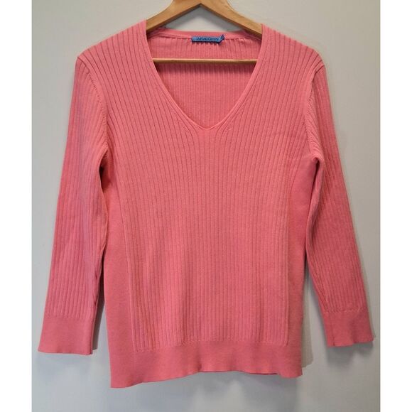 J Mclaughlin Sweaters - j McLaughlin womens large soft modal sweater coral pink lightweight